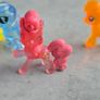 6 x Mane Six mini Figures 2inch transparent MLP G4 My Little Pony Image 6