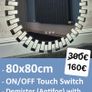 LED Bathroom Mirror Makeup Antifog Dual LED Image 2