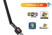 USB Wifi Adapter 150Mbps 2.4 ghz Antenna USB 802.11n/g/b Ethernet Wi-fi dongle RTL8188 Wireless Network Card for PC Windows