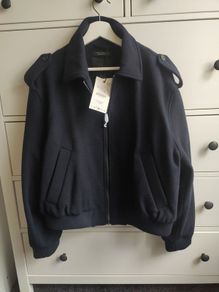 Zara wool blend bomber jacket azW Collection