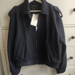 Zara wool blend bomber jacket azW Collection