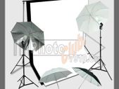 3mx3.6m Umbrella Light Black White Backdrop Stand kit