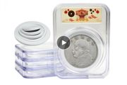 0546 10Pcs Universal 46mm Coin Holder Capsule Organizer Box Display Slab with Foam