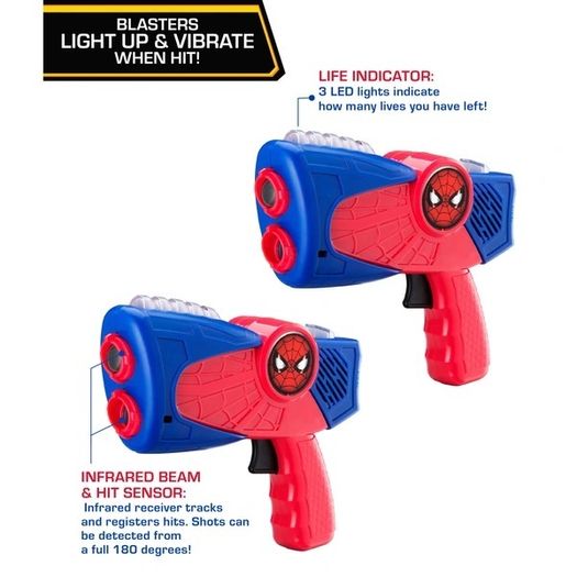 Spider-Man Laser Tag Gun Blasters Trio