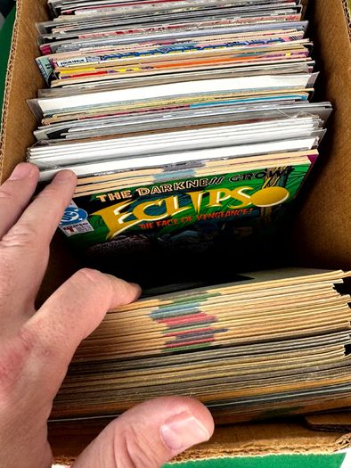 Vertigo & DC Long Comic Box w 330 comics for Sale