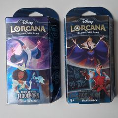 Disney Lorcana Rise of the Floodborn Starter Deck Bundle