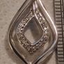 Sterling silver diamond necklace Image 7