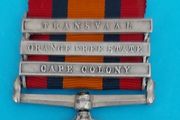Victorian Queen South Africa Medal 3 bars 1st Essex Reg