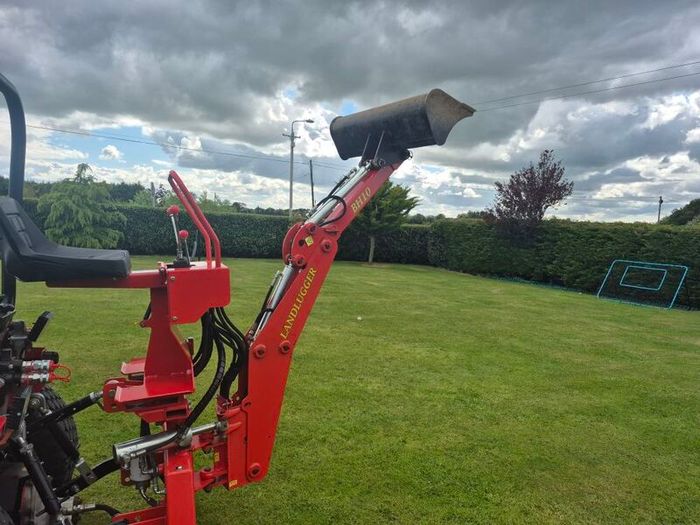 Backhoe digger for compact tractor.