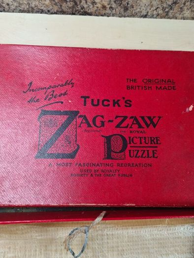 TUCKS ZAG ZAW JIGSAW PUZZLE -THE FAVOURITE LEADS - 520 pieces horse racing equestrian vintage antique