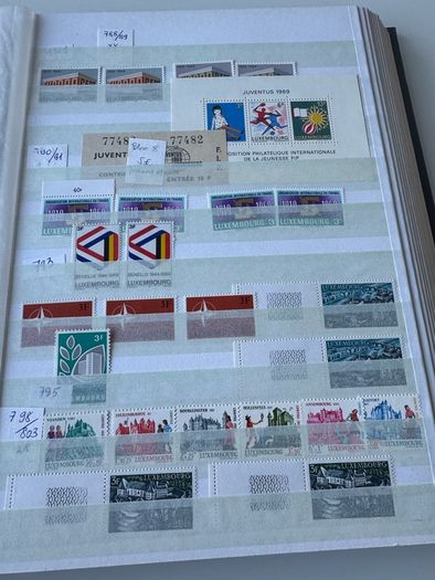 LUXEMBURG collection in 64 pages stamp album