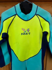 SBART 2mm Boys Girls Childs Junior Full Wetsuit Long Wet Suit - Kids 3XL