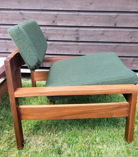 Mid Century Vintage Crannac Bunbeg Chair & Coffee Table