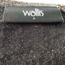 Wallis Ladies Black and Gold Sparkle dolman sleeve jumper size L includes Post Image 5