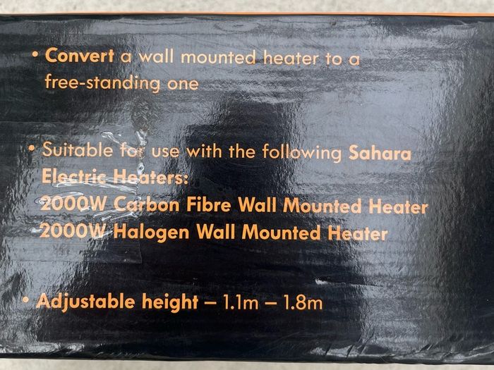 Patio heater and stand.