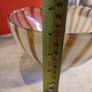 ART striped GLASS bowl Murano STYLE Image 7