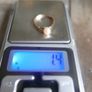 Vintage solid 9ct Gold 375 Pearl Solitaire Ring 1,4g Image 10
