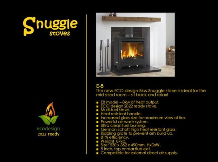 Stove 8kw New