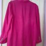 Fab Zara Cerise Pink Blazer & Trousers  Both Size Large UK 12 Image 5