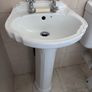 Toilet and sink with pedestal Image 5