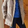 Beige Leather Size Medium NAF NAF Classic Vintage 2000s Ladies Womens naf naf Image 2