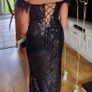 black sequenced debs dress/ formal dress Image 3