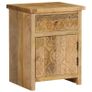 Bedside Table Solid Mango Wood 40x30x50 cm Image 4