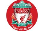 Liverpool football edible cake topper 7'