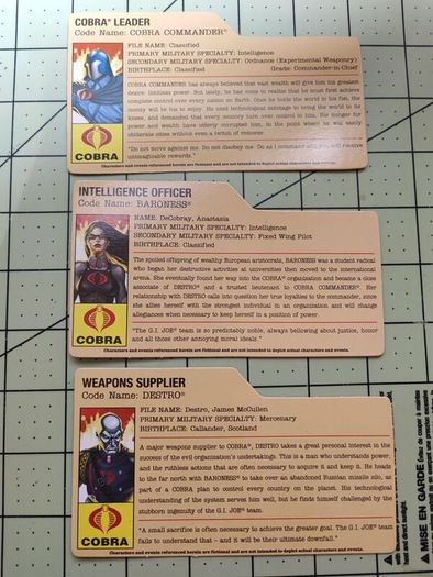 Gi Joe Resolute Cobra Figure Set