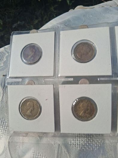 Full Set Of English Three Pence Coins(1937-1967)