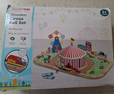 Wooden Circus Rail Set