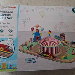 Wooden Circus Rail Set