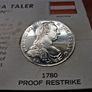 1780 Maria Theresa Taler Proof Restrike Silver Coin In Card Image 4
