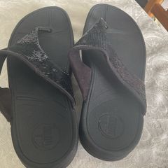 FITFLOP LULU Crystal Toe-Post Sandals