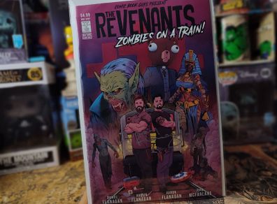 The Revenants ! Zombies on a Train ! Hand Signed by Daniel Flanagan ! Autograph ! 2022 ! by Comic Book Guys !