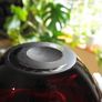 Hand Blown Art Glass Ruby Large Bottle Image 4