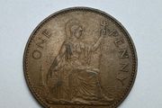 Old English Coin, 1 Penny 1967 England