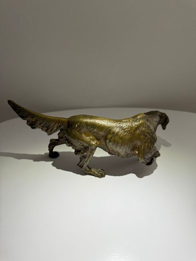 Franz Xaver Bergman - Vienna bronze model of an Irish Red Setter / sporting gun dog, model 3260.