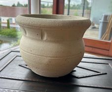 Rustic clay pot