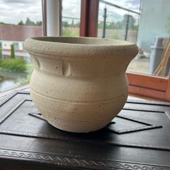 Rustic clay pot