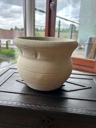 Rustic clay pot
