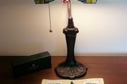 New Tiffany Bankers Lamp  Dragonfly Stained Glass