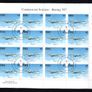 1999 Ireland Civil Aviation (Commercial Aviation)  Commemorative Stamp Sheetlet Plate 1A1A1A1A Fine CDS Used with Dublin cancel of 9th September 1999 (First day of issue) Image 4