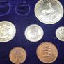 South Africa 1953 Silver Proof Coin Set in Original Holder 5 Shillings to Farthing Stunning Proof Coins Image 5