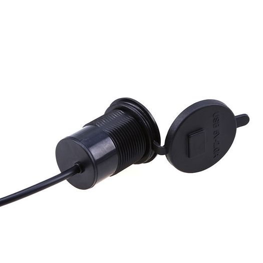 Motorcycle, Scooter, Car, Boat USB Charger with switch. Water and Dust proo