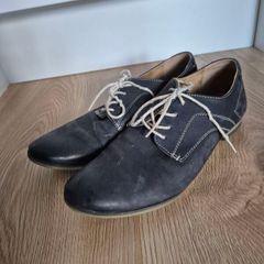 Lasocki dark navy leather shoes, size 38/uk5