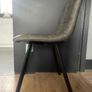 Dining kitchen chairs grey x 4 Image 2