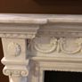 Marble Fireplace and Black Granite Hearth Image 3