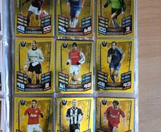 Huge Match Attax Binder Collection (2012/13) incl. Rare Gold Legends (Henry, Keane, Scholes)