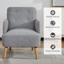 Upholstered Armchair, Grey Image 6